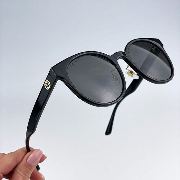 ?Gucci GG1339SK 002 Sunglasses Black Grey Polarized Oval Women main image 6